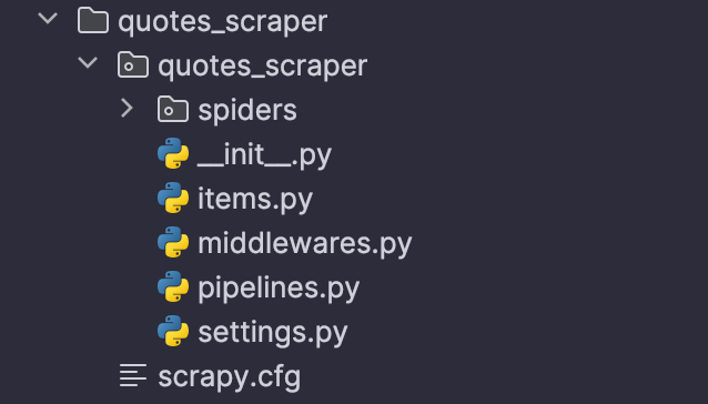 Building a crawler with Scrapy